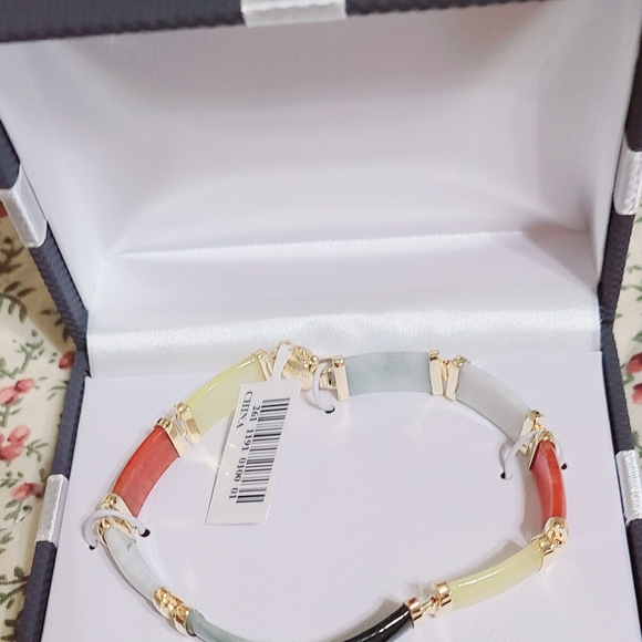 14k Go's Multi JD Bracelet Genuine NWT. - Picture 2 of 7